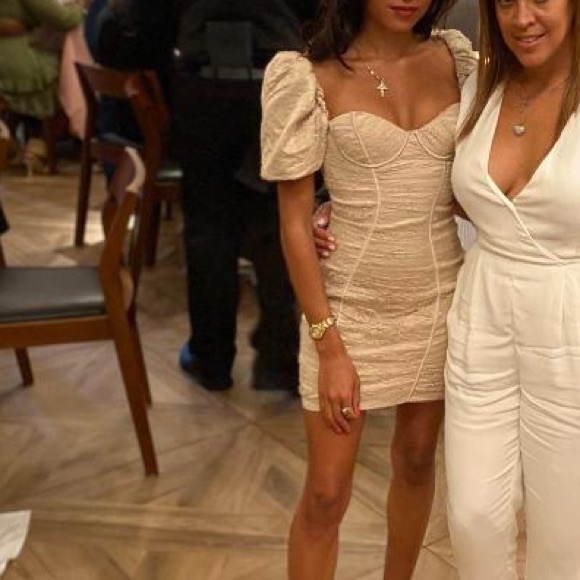 Oh Polly beige dress - Picture 4 of 5